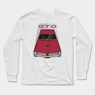 Pontiac GTO 1965 - Burgundy Long Sleeve T-Shirt